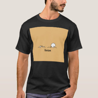 Camiseta T-shirt shirt design minimalistic waves mountain