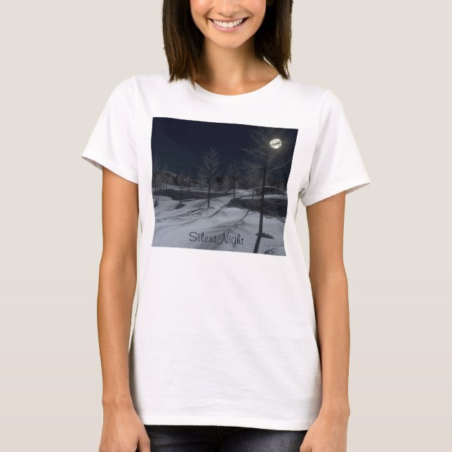 Camiseta T-Shirt Silent Night Holiday (Frente)