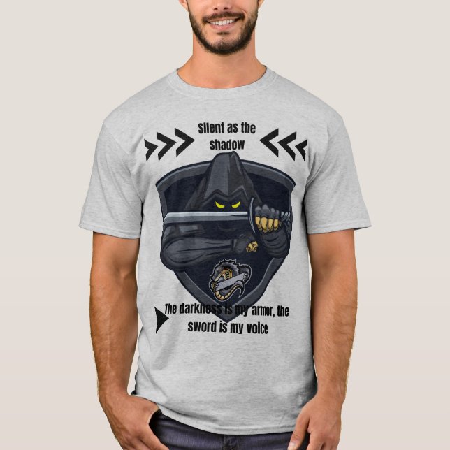Camiseta T-Shirt Silent Shadow Warrior (Frente)