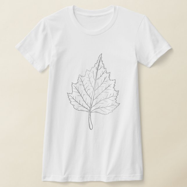 Camiseta T-Shirt Silver Birch Leaf (Postura )