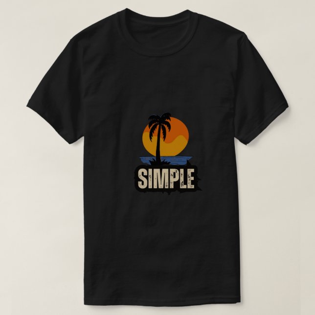 Camiseta T-shirt simples (Frente do Design)