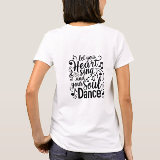 Camiseta T-Shirt Sing Heart