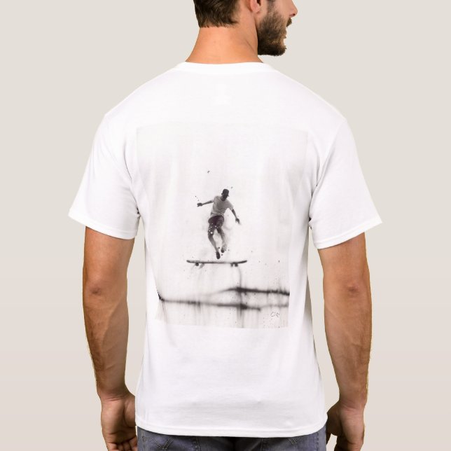 Camiseta T-Shirt Skateboard 5 | Contemporary Art by OlRo Ar (Verso)