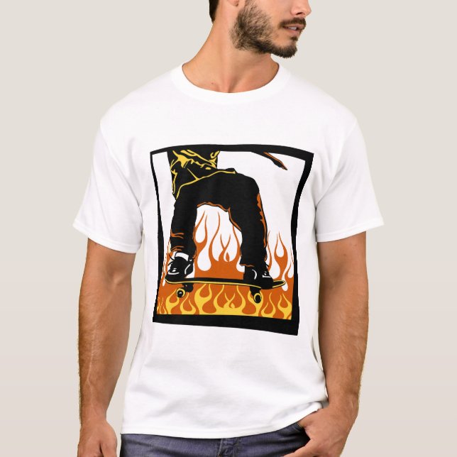 Camiseta T-shirt Skateboarding (Frente)