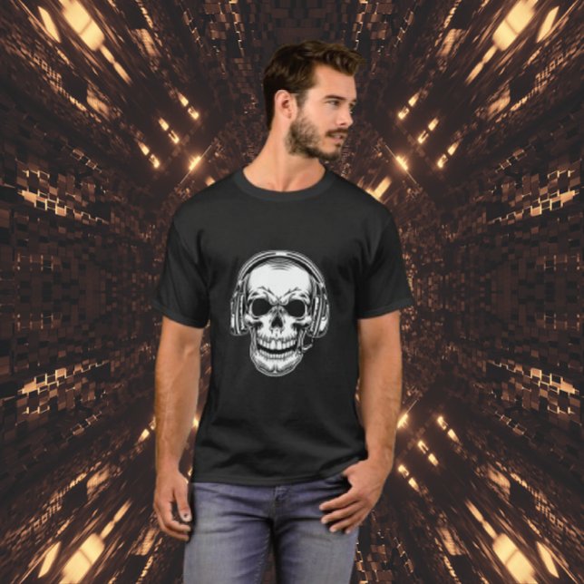 Camiseta T-Shirt Skull e Dark Shades (Criador carregado)