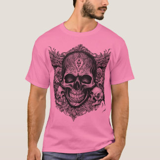 Camiseta T-Shirt Skull Escrito