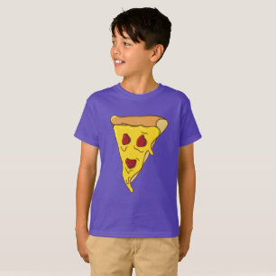 Camiseta T-Shirt Slice Slice Pizza Assustadora