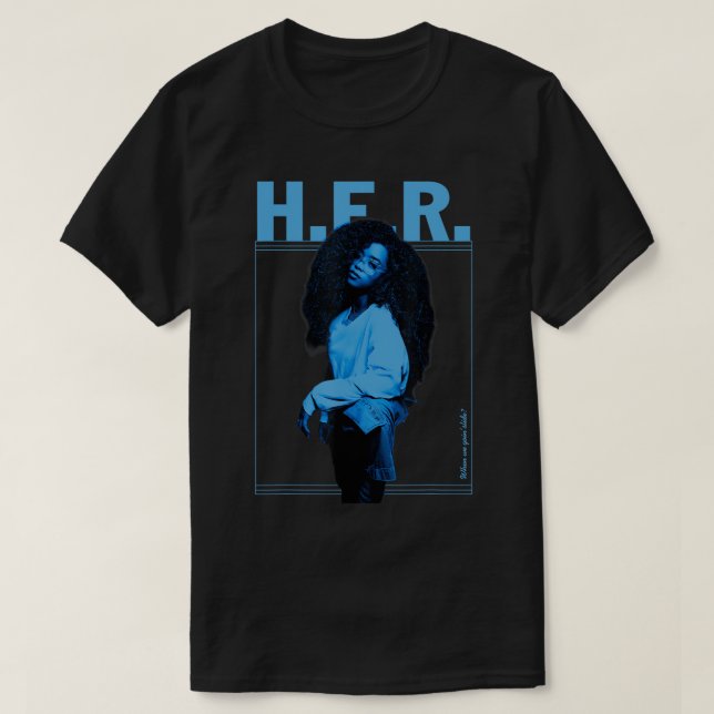 Camiseta T-Shirt Slide Tee H.E.R. (Frente do Design)