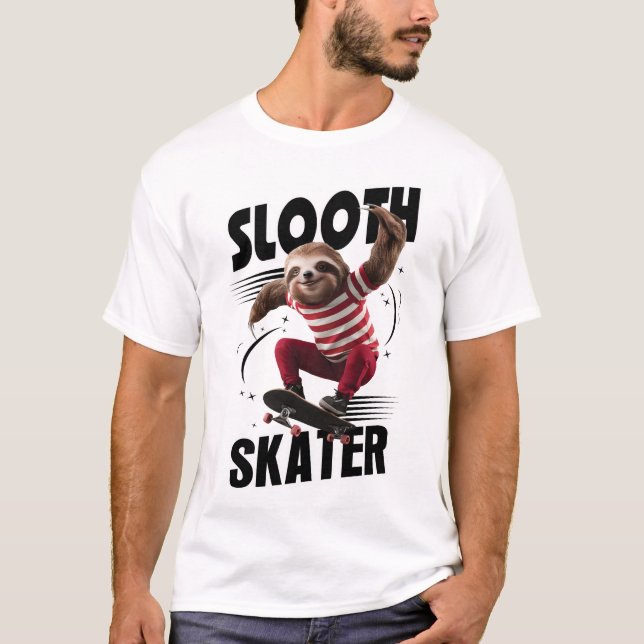 Camiseta T-Shirt Slooth Skater (Frente)