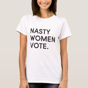 Camiseta T-shirt Slouchy desagradável do namorado do voto 