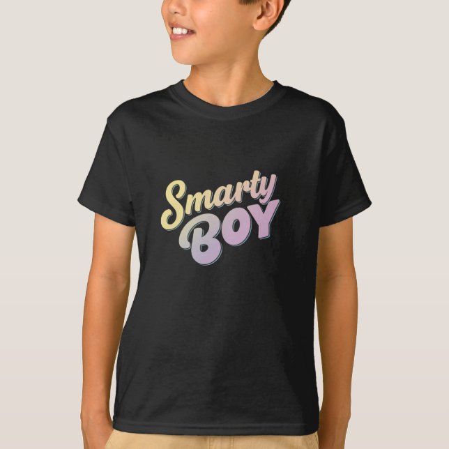 Camiseta T-Shirt Smart Boy - Smart, Fun and Na moda Appar (Frente)