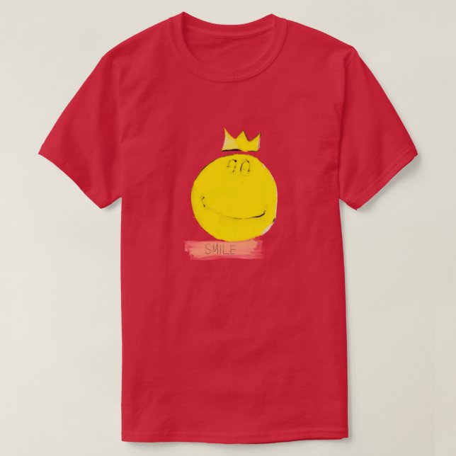Camiseta T-Shirt SMILE Happy Face (Frente do Design)