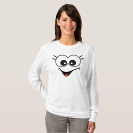 Camiseta T-Shirt Smiley face engraçado