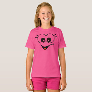 Camiseta T-Shirt Smiley face engraçado