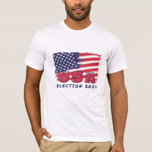 Camiseta T-shirt sobre a eleição de 2024 nos EUA