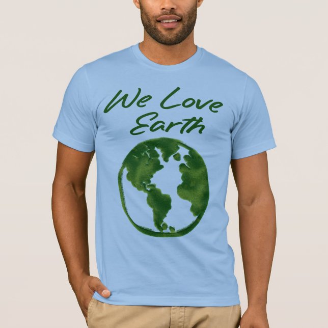 Camiseta T-Shirt sobre a Terra de Greenpeace (Frente)
