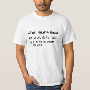 Camiseta T-shirt “sobrevivi no fim do mundo "