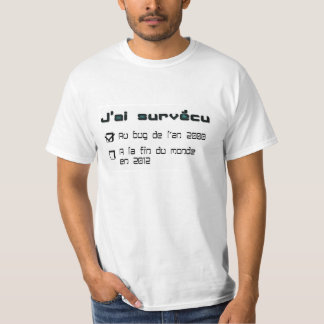 Camiseta T-shirt “sobrevivi no fim do mundo "