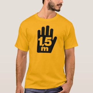 Camiseta T-Shirt social "1,5 m" - GRÁFICO GRANDE