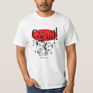 Camiseta T-shirt social retro