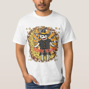Camiseta t-shirt Sock Monkey Witch