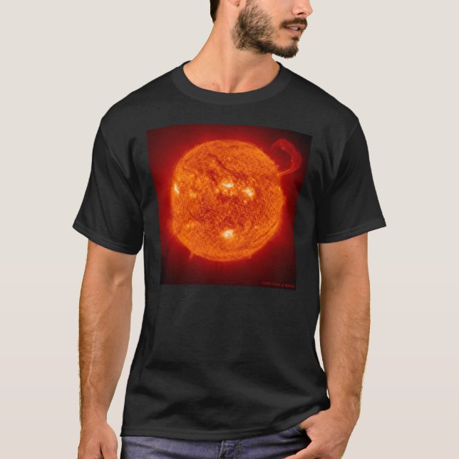 Camiseta T-shirt solar da proeminência (Frente)