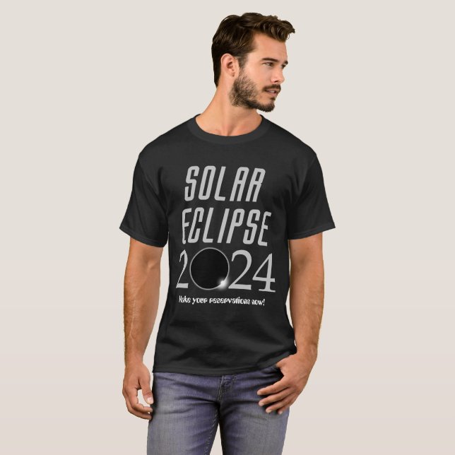 Camiseta t-shirt Solar Eclipse 2024 (Frente Completa)