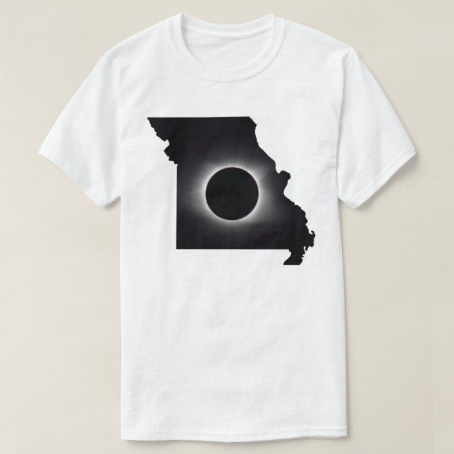 Camiseta T-Shirt Solar Total 2024 Missouri (Frente do Design)