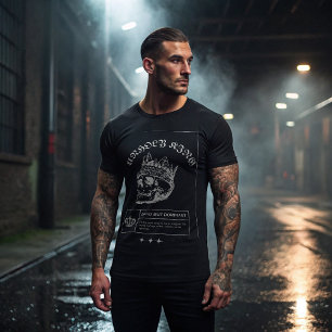 Camiseta T-Shirt Solto King Skull - Morto Mas Dominante  