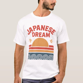 Camiseta T-Shirt Sonho Japonês | Ascensão da Imagem Retroat