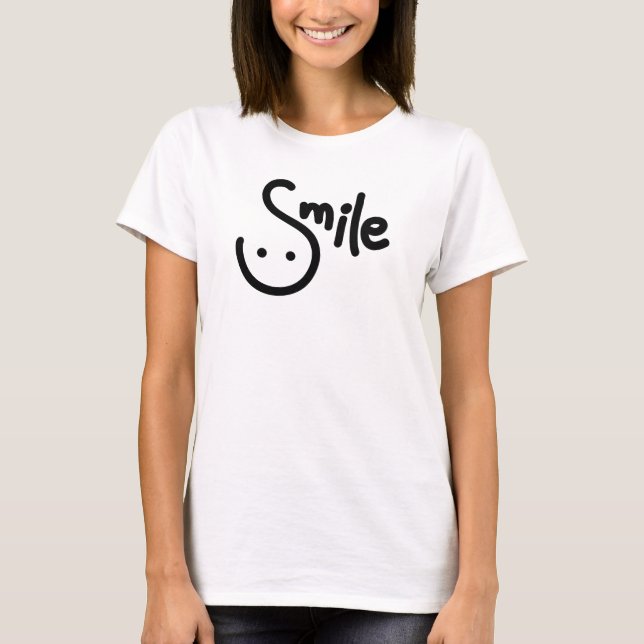 Camiseta T-shirt sorridente (Frente)