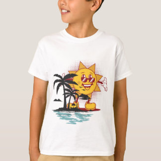 Camiseta T-Shirt sorrindo Sol de Verão