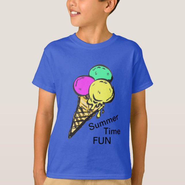 Camiseta T-Shirt sorvete Summer Time (Frente)