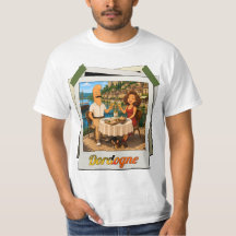 T-shirt Souvenir de Dordogne - Cadeau Voyage Franc