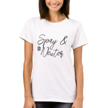 T-Shirt Spay e Neuter