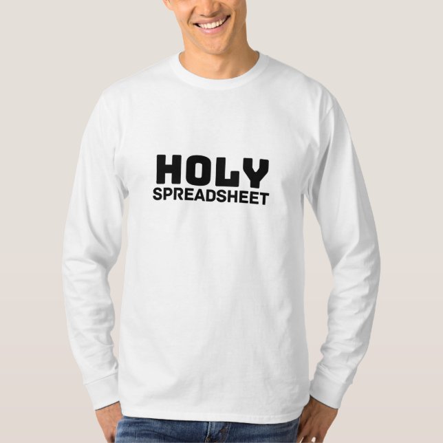 Camiseta T-Shirt Spreadsheet (Frente)
