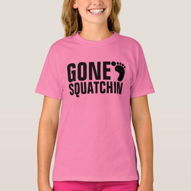 CAMISETA T-SHIRT SQUATCHIN SAÍDO (Frente)