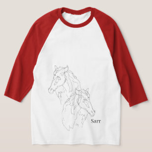 Camiseta T-shirt: Stallion on the Run