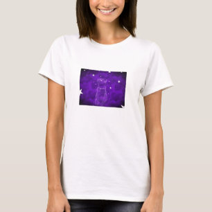 Camiseta T-shirt Stargazing do gato