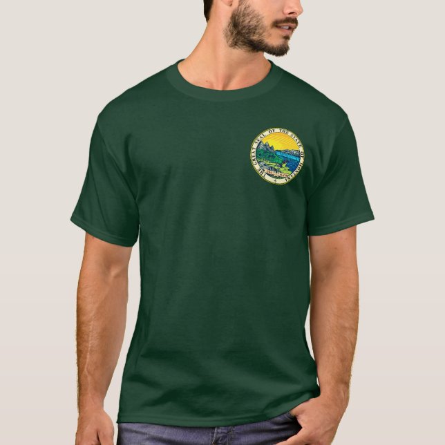 Camiseta T-Shirt State Seal of Montana (EUA) (Frente)