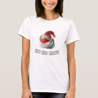 Camiseta T-Shirt Strawberry Cream Christmas Hat NZ Fern