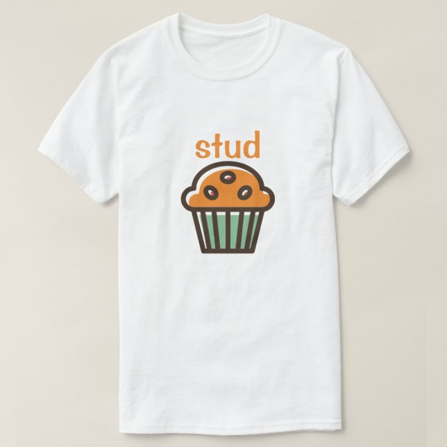 Camiseta T-Shirt STUD MUFFIN (Frente do Design)