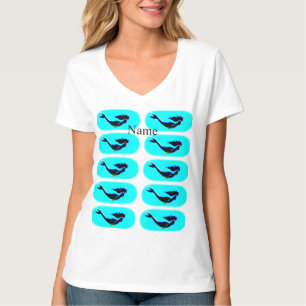 Camiseta T-Shirt submarina negra