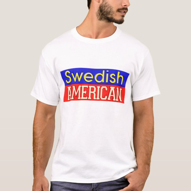 Camiseta T-shirt Sueco-Americano (Frente)