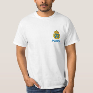 Camiseta T-shirt sueco da polícia