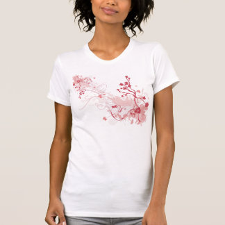 Camiseta T-shirt sujo das flores