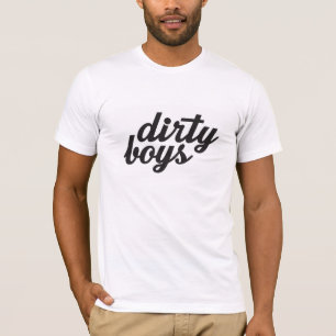 Camiseta T-shirt sujo dos meninos