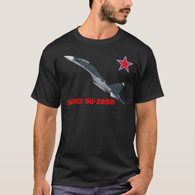 Camiseta T-shirt Sukhoi Su-30SM VKS (Frente)
