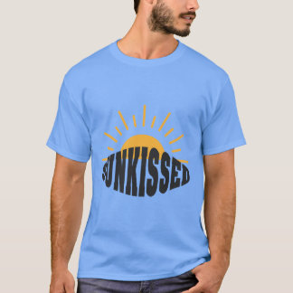 Camiseta T-Shirt Summer Sea Beach Sunset Retro