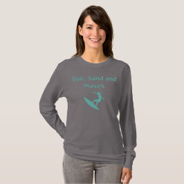 Camiseta T-Shirt Sun, Sand e Waves